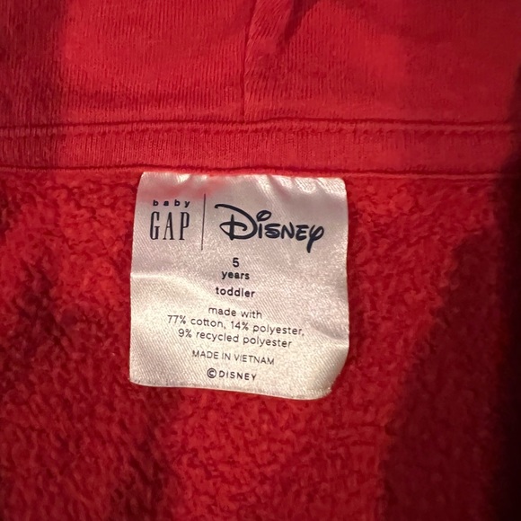 Gap Disney Mickey Mouse Zip-up Hoodie - Picture 3 of 3